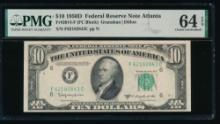 1950D $10 Atlanta FRN PMG 64EPQ