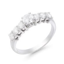 14KT White Gold 1.25ctw Diamond Ring