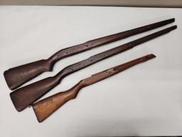 (3Pcs.) ARISAKA AND M1903 STOCKS