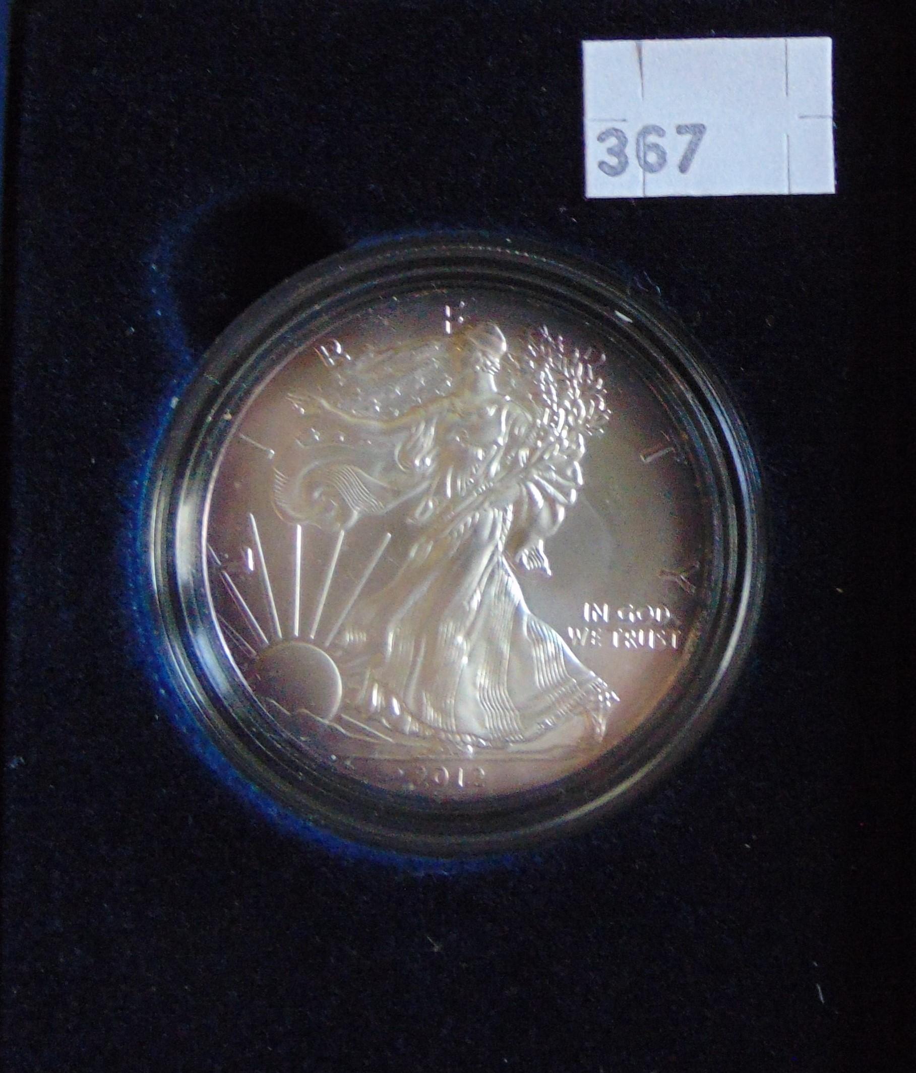 2012 U.S. Silver Eagle MS.