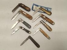 (9Pcs.) ASSORTED GEORGE WOSTENHOLM KNIVES