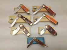 (7Pcs.) NEW ASSORTED ROUGH RIDER KNIVES
