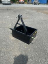 New 3 Point Hitch Tractor Weight Box Attachment