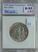 1924 Huguenot Commemorative Half Dollar