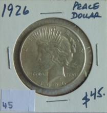 1926 Peace Dollar. Nice!