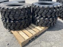 New Set Of 4 10-16.5 SKS-4 Skid Loader Tires