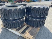 New Set Of 4 12-16.5 SKS-1 Skid Loader Tires