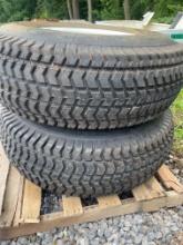 Set Of (2) Armour 13-20 Rear Tractor Tires