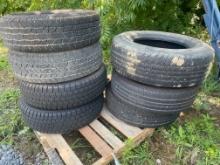 Lot Of (7) Misc Size Tires