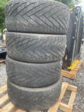 Set Of (4) Used 305/40R22 Tires On Rims