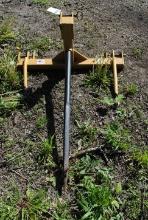 County Line 3-Point Bale Spear, 43" tine, one bent stabilizer tine