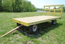 8'x16' Hay Rack on Kory Farm Eq. Model 6672 running gear, stored inside.