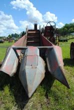Massey Harris Self-propelled picker, owner says it does not run but motor is loose, should be mostly