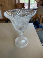 Large Imperial crystal compote.......Shipping