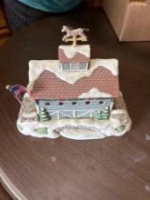 2 Lefton China lighted houses......Shipping