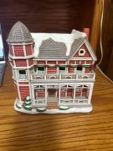 4 Lefton China lighted houses......Shipping