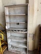 Steel shelving cabinet