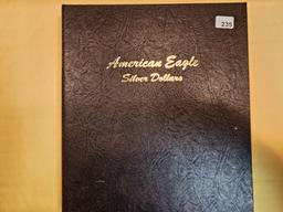 Nice, empty, lightly-used, American Eagle Silver Dollar Dansco Album