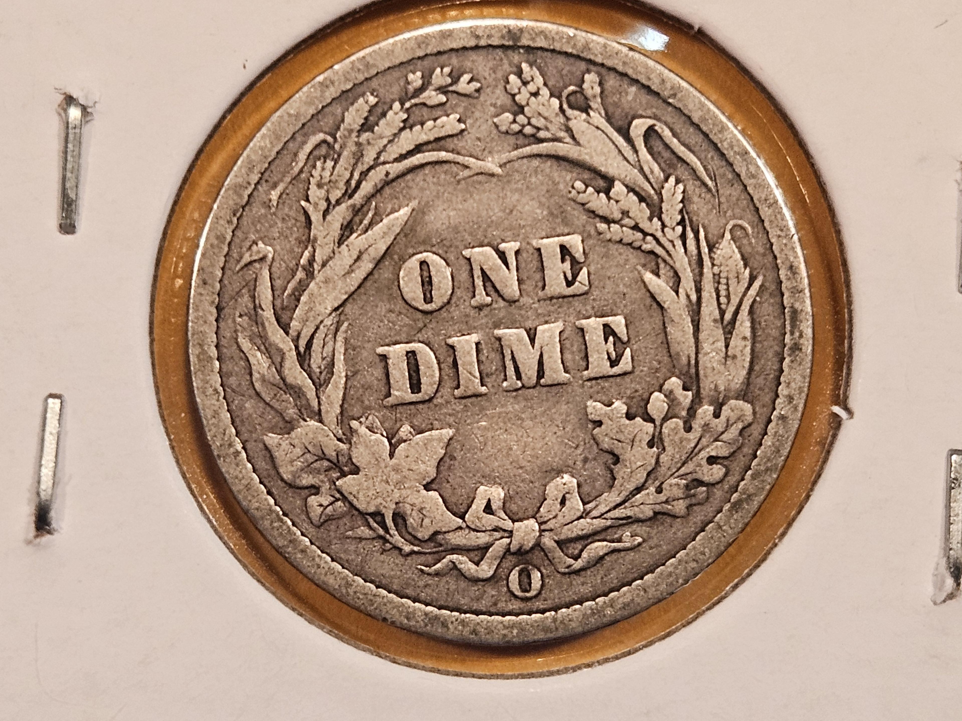 Better Date 1898-O Barber Dime in Very Good plus