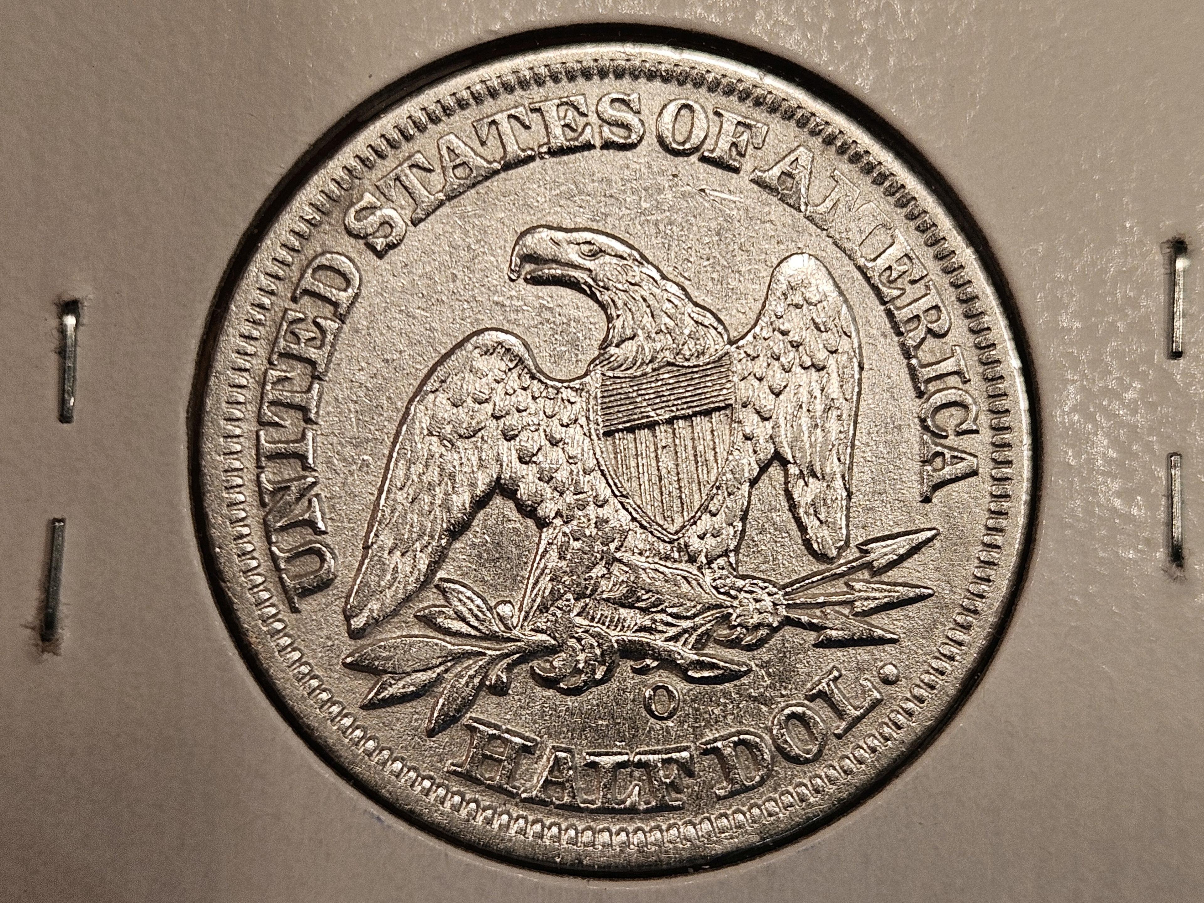 1855-O Seated Liberty Half Dollar