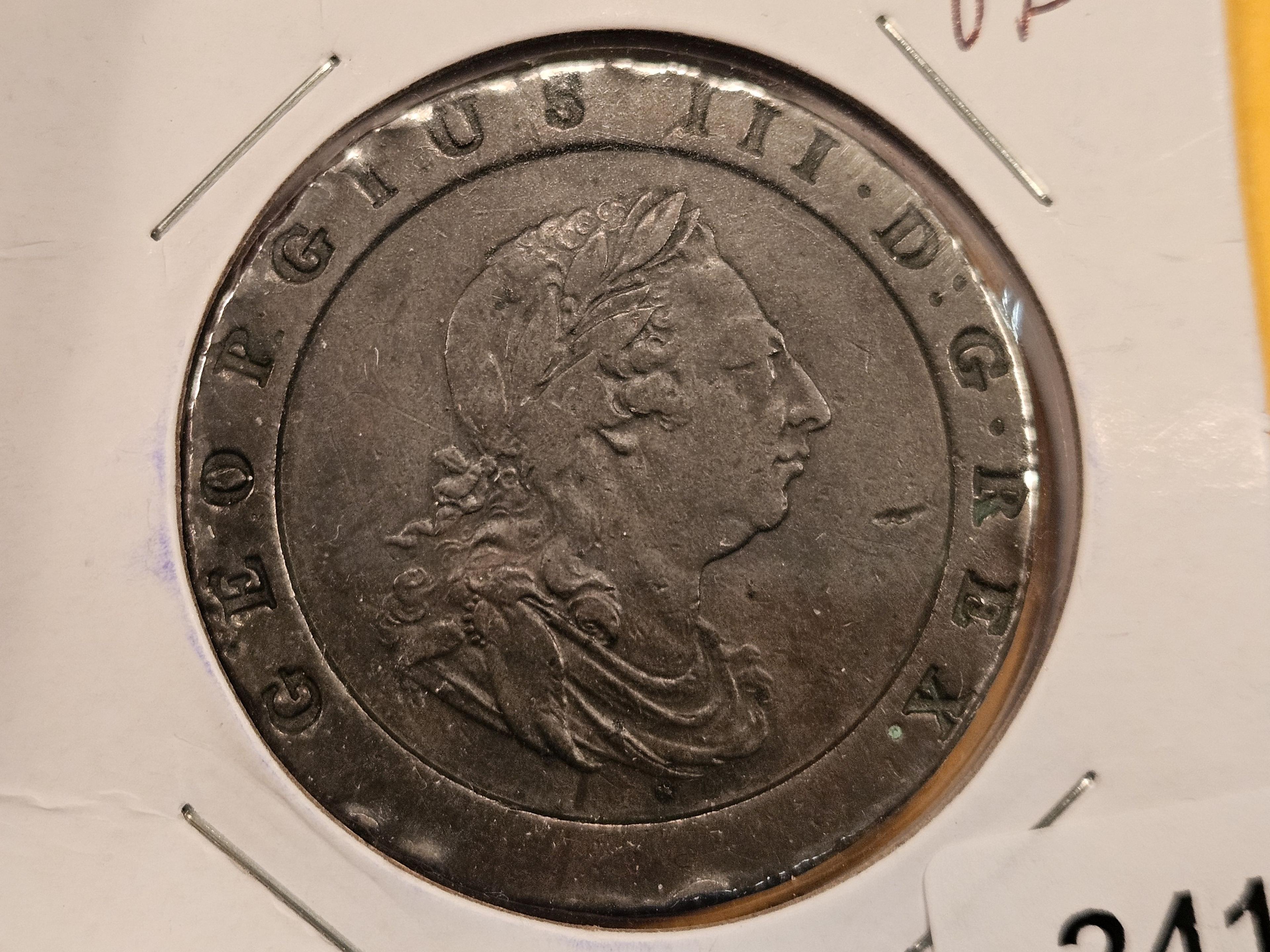 1797 Great Britain Large 2p