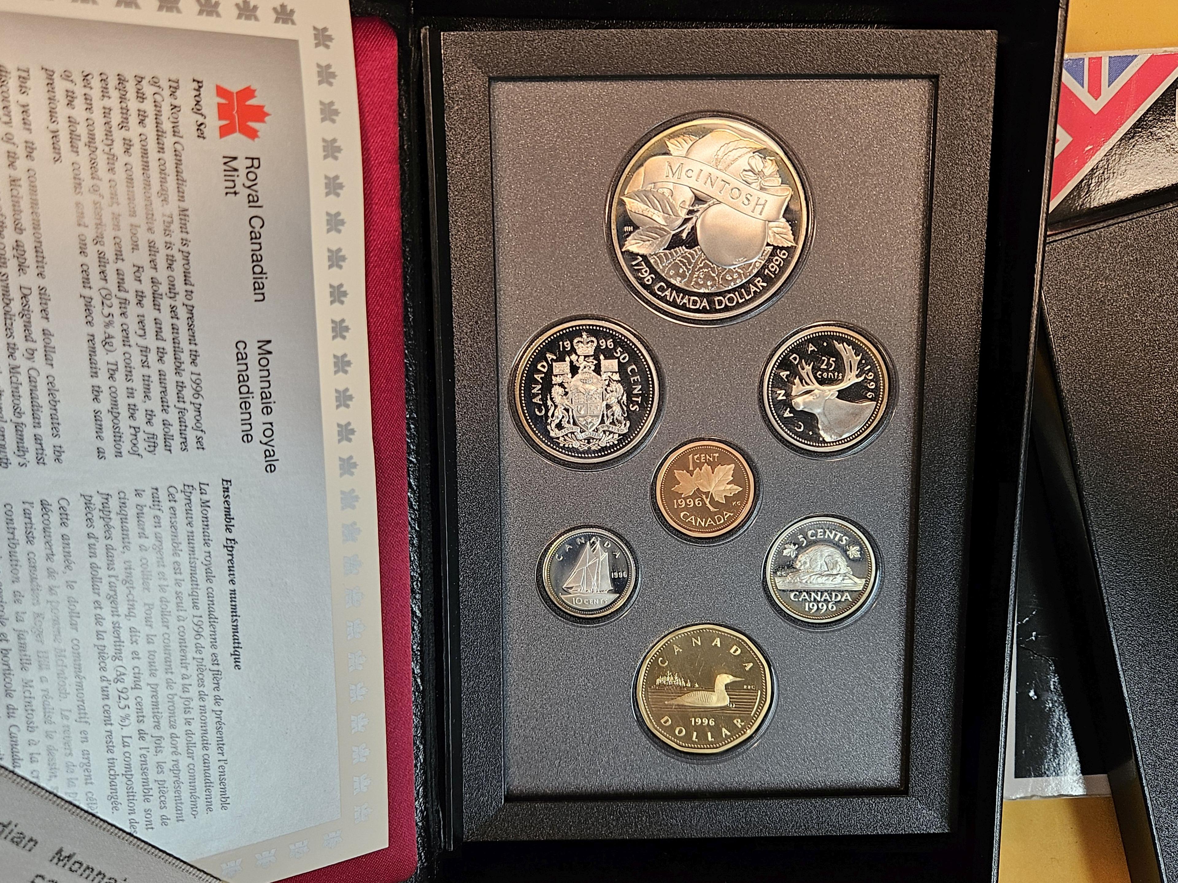 UK and Canada Coin sets