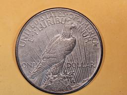 KEY DATE 1921 Peace Dollar in Extra Fine plus