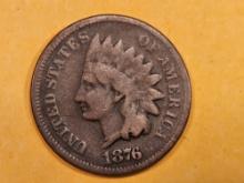 Better Date 1876 Indian Cent