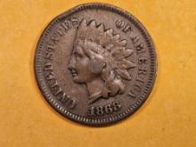 * Semi-Key 1868 Indian Cent