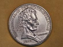 Brilliant Uncirculated plus 1918 Lincoln Commemorative silver Half Dollar