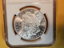 * KEY Grade! NGC 1885-S Morgan Dollar in Mint State 62