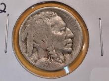 * Semi-Key 1913-D Type 2 Buffalo Nickel