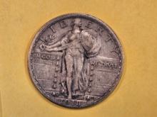 1918-S Standing Liberty Quarter in Extra Fine