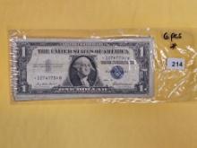 Six one Dollar Silver Certificate STAR Replacement silver Certificates
