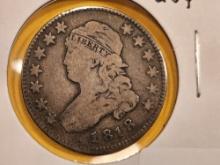 * Cool 1818 Capped Bust Quarter