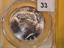 CAC! 1925 Peace Dollar in Mint State 64
