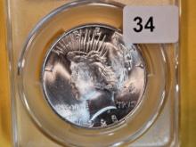 CAC! 1923 Peace Dollar in Mint State 64