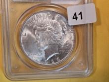 OGH! PCGS 1923 Peace Dollar in Mint State 63