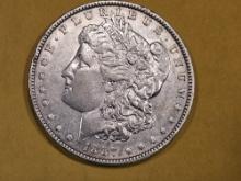 * KEY VARIETY! 1887/6 Morgan Dollar in About Uncirculated