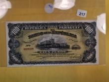 Crisp 1907 Paraguay 100 pesos