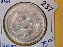 Iran silver 5 riyals