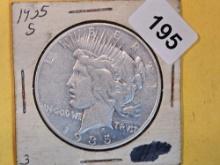Better 1935-S Peace Dollar