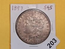 1897 Morgan Dollar