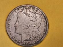 ** KEY DATE ** 1890-CC Morgan Dollar in Good plus