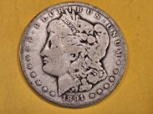 ** KEY DATE ** 1891-CC Morgan Dollar in Good