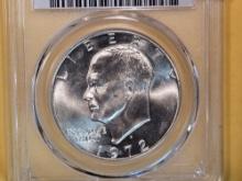 SUPERB GEM! PCGS 1972-S Eisenhower Dollar in Mint State 66