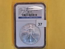 NGC 2006-W American Silver Eagle in Mint State 69
