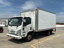 2015 ISUZU NPR BOX TRUCK