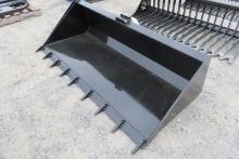 2024 78" BUCKET WITH TEETH SKID STEER ATTACHMENT