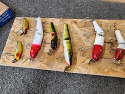 Group Of 10 Heddon Fishing Lures